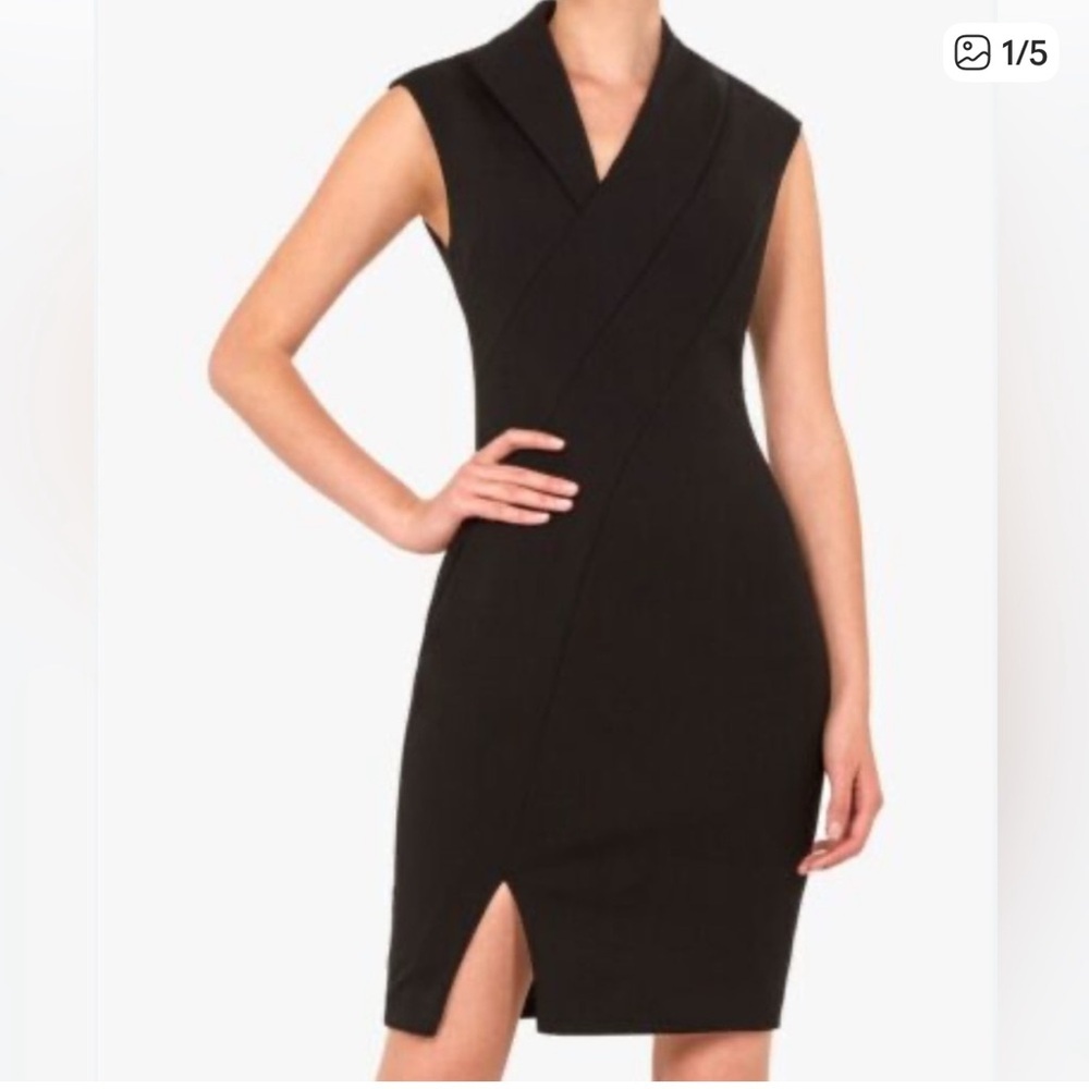 Ted Baker London Elegant Black Midi Dress